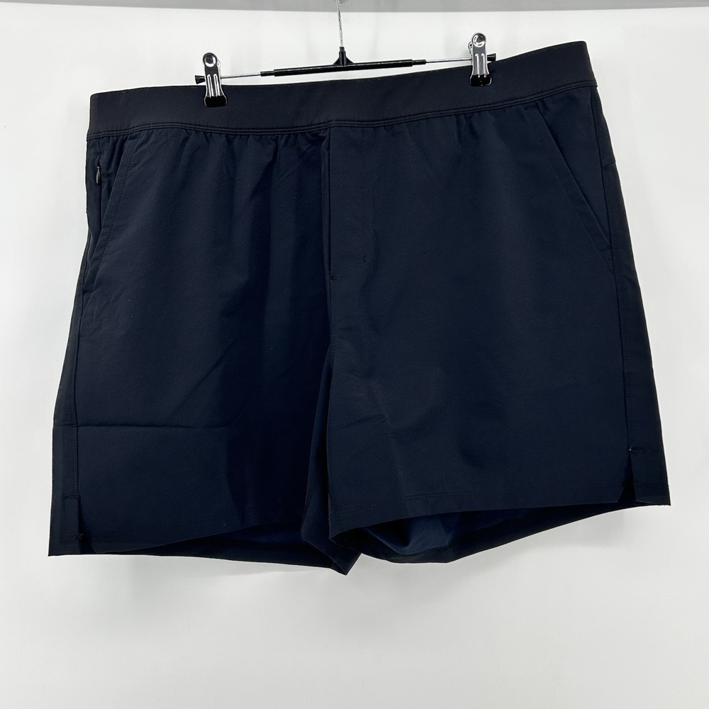 Public Rec Flex Shorts Mens 42x5.5" Black Lined Hybrid Athletic‎ Camp Beach NWT